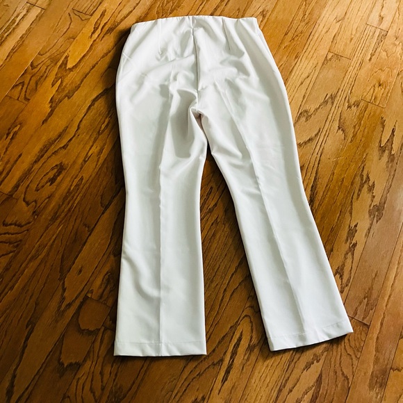 NWT LC Waikiki women’s white modern pants with front split Euro size 44, US 14 - Picture 4 of 16